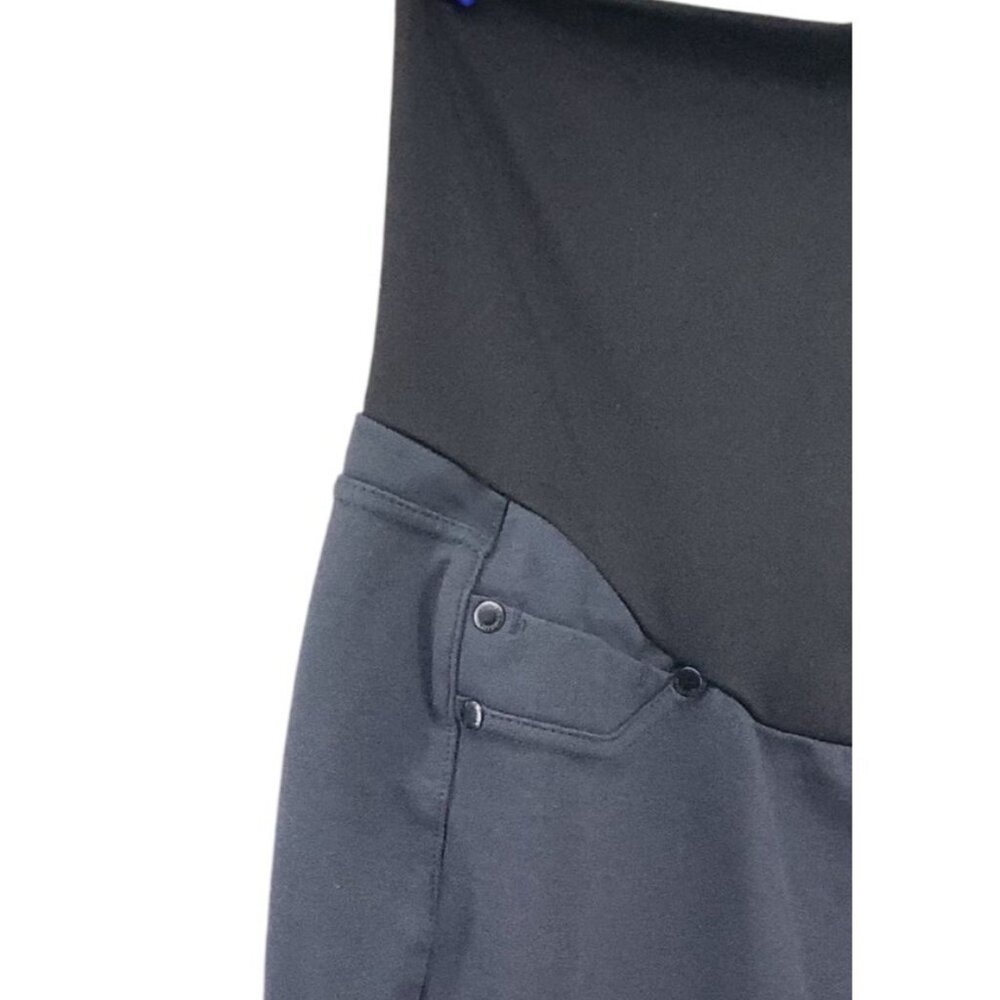 Liverpool Womens Maternity Pants Size 12 Night Sky Blue With Stretch Waist - Picture 2 of 8